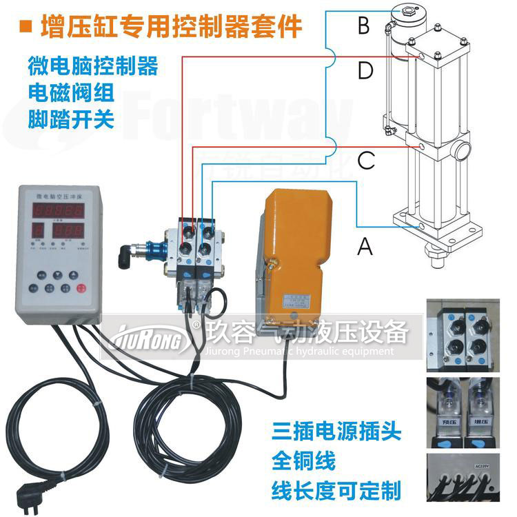 气液增压缸微电脑控制套件