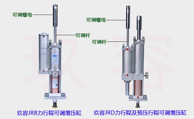 增压行程可调增压缸